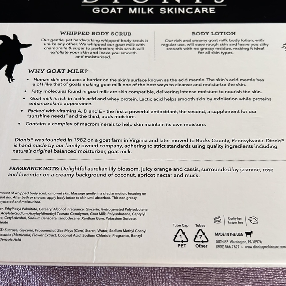 ๐ Goat Milk Bath & Body set - Picture 5 of 5
